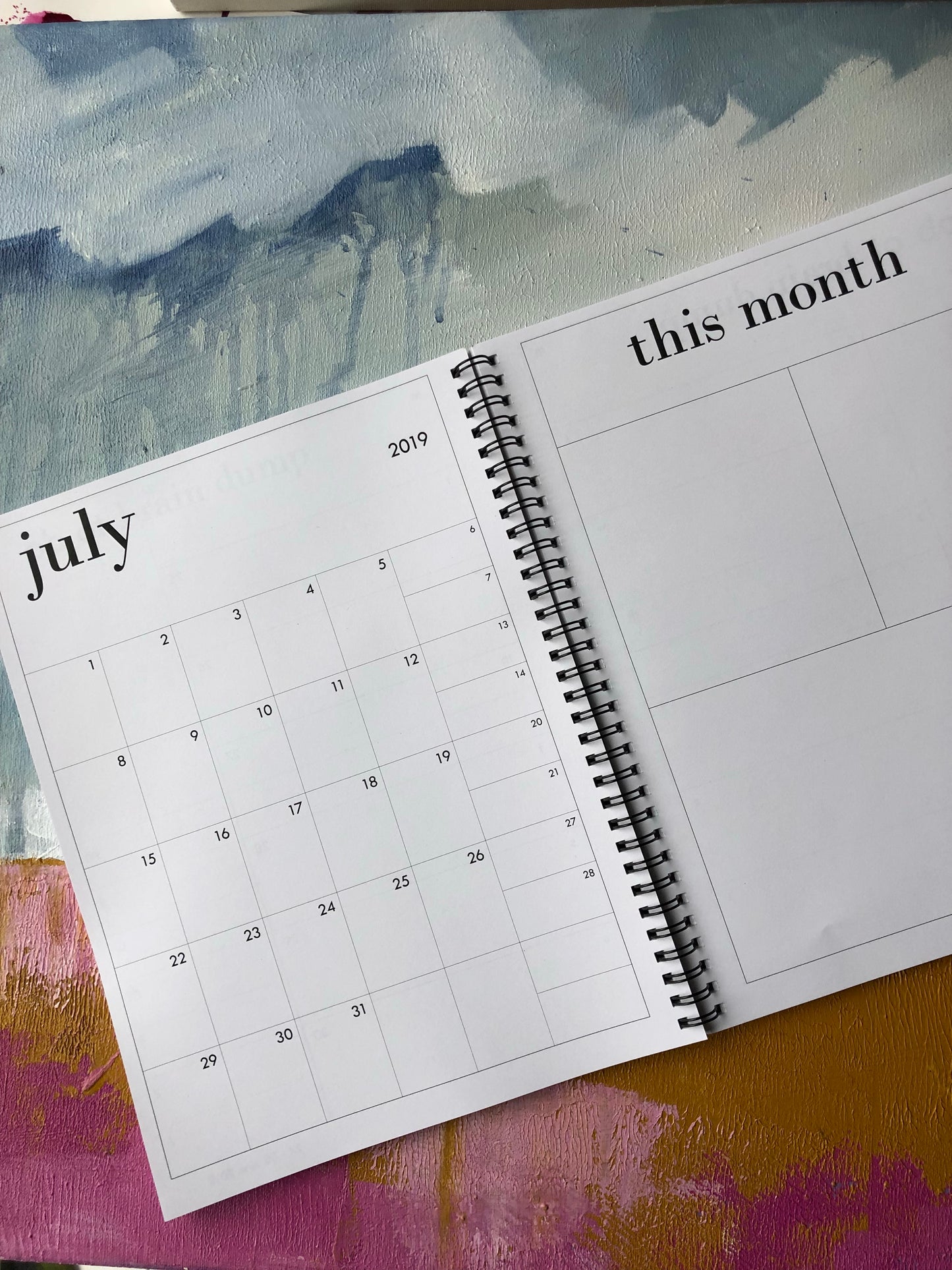 SOLD OUT 2019 Planner